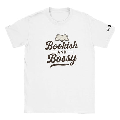 Bookish and Bossy – Only Dads T-Shirt