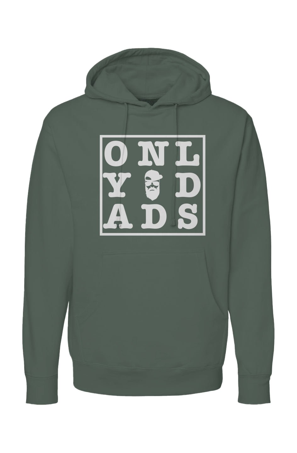 Only Dads Words Search Hoodie - White