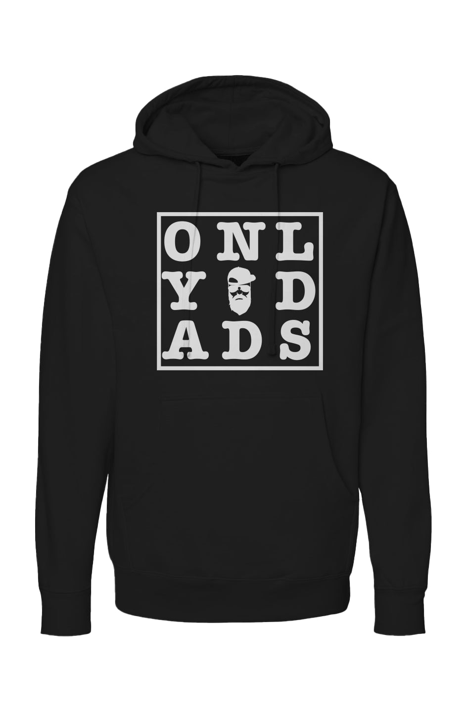 Only Dads Words Search Hoodie - White
