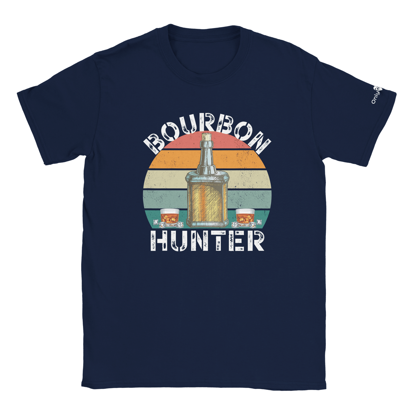 Dad-The Bourbon Hunter  - Only Dads T-shirt