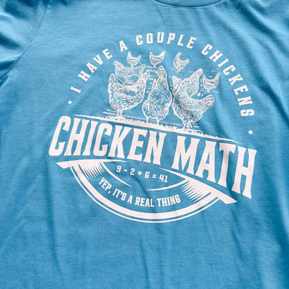 Chicken Math - Aqua