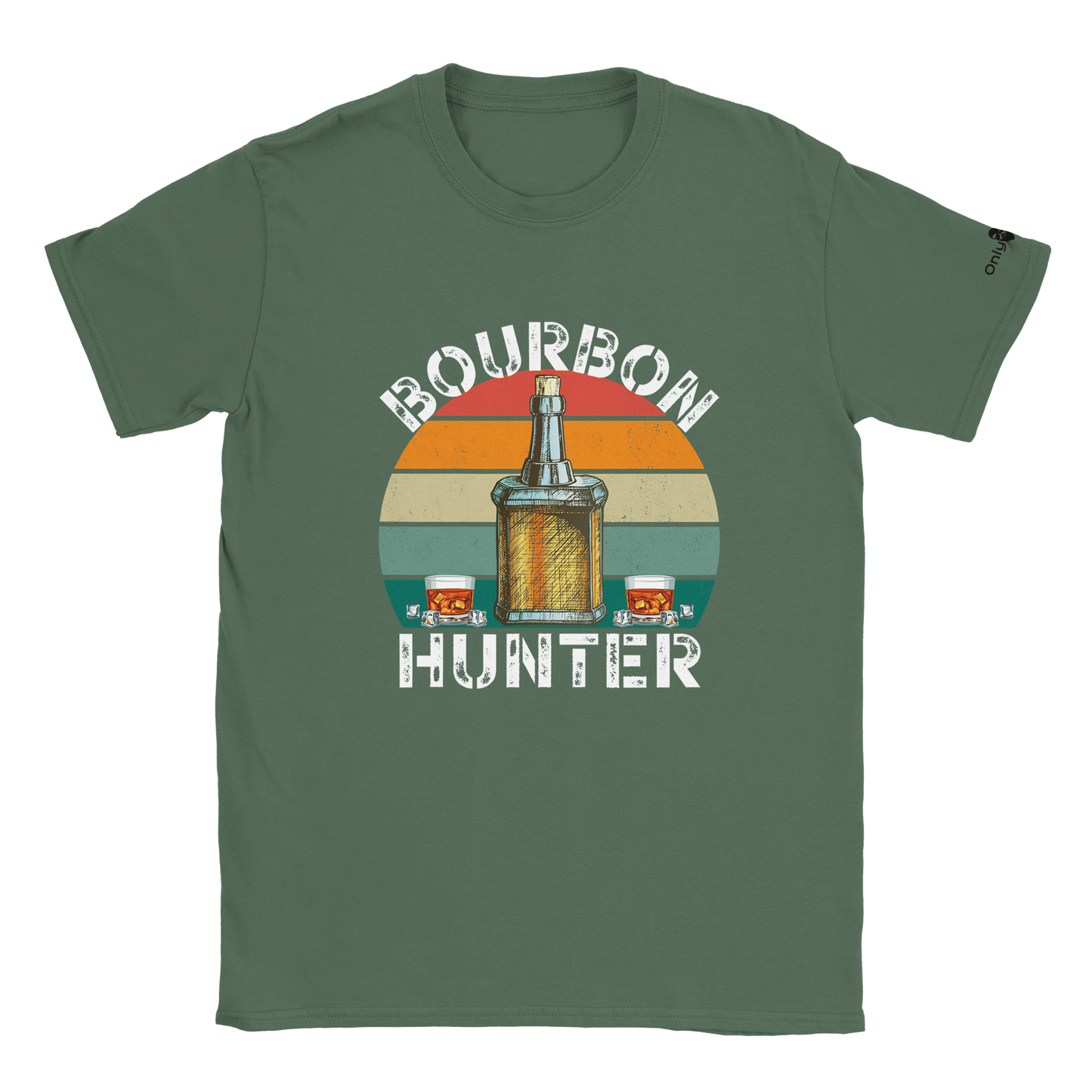Dad-The Bourbon Hunter  - Only Dads T-shirt